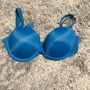 PINK Turquoise Strapless Push-Up Bra w/ Straps